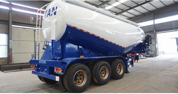 3 axle dry bulk cement tanker trailer for sale in Ghana
