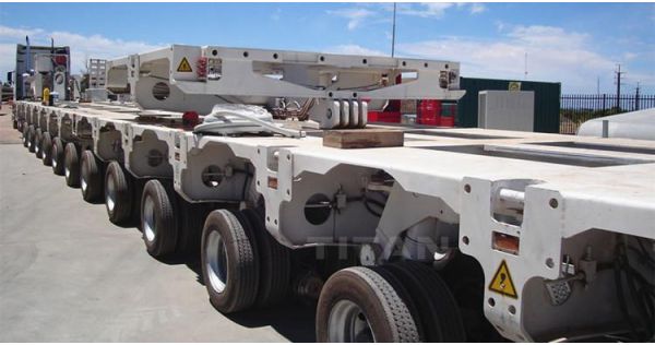 What is modular trailer? Self propelled modular transporter application