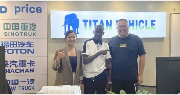 Senegalese Customer Visited Tongya Guangzhou Office and Wanted to Buy Flatbed Trailer