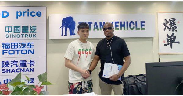 Sierra Leone Customer Ordered a 4 Axle Low Loader Trailer From Tongya