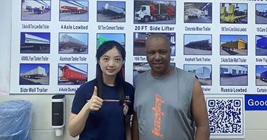 Jamaica Customer Signed Contract for 50000L Aluminum Tanker Trailer