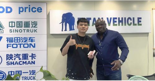 Kenyan Customer buy Tongya Tri Axle Trailer with Cash