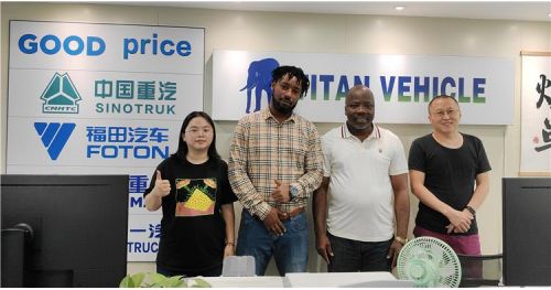 Senegal Customer Buying 60 Ton Tipper Trailer from Tongya VEHICLE