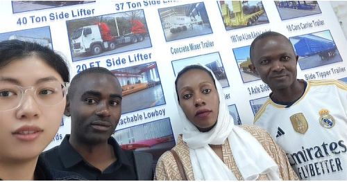 Angolan Customers Visit Tongya for Fuel Tanker Trailer