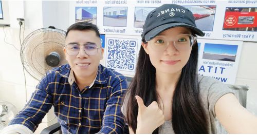 Argentina Customers Visited Tongya and Purchased Semi Tipper Trailer