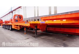 6 Axle Extendable Semi Trailer will be sent to Vietnam Danang