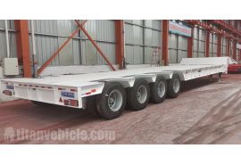 4 Axle Folding Gooseneck Trailer will be sent to Qatar