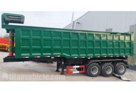 3 Axle Tipper Trailer with Electric Tarpaulin will be sent to Benin