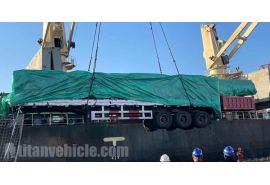 3 Axle Side Wall Semi Trailer will be sent to Dominica