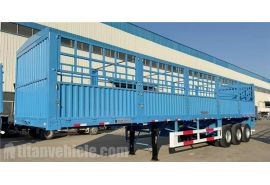 Tri Axle 80 Ton Fence Semi Trailer will be sent to Tanzania