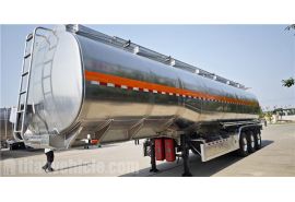 38000 Ltrs Aluminum Alloy Tanker Trailer will transport to Tanzanian