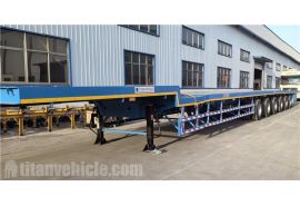 62m Extendable Trailer for Windmill Blade Transport will be sent to Philippines