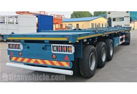 40 foot Flatbed Semi Trailer will be sent to Mexico