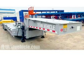 3 Axle 60 Ton Low Bed Trailer for Sale in Congo
