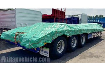 3 Axle 50 Ton Low Bed Truck Trailer will be sent to Kenya