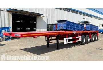 4 Axle Flatbed Trailer will be Sent to Guam