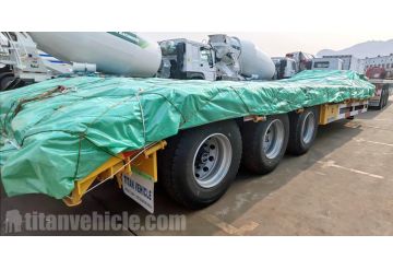 Tri Axle Low Loader Trailer will be sent to Zimbabwe