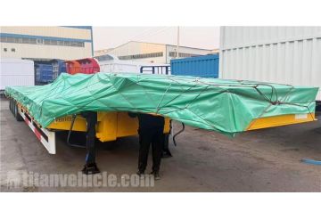 4 Axle 100 Ton Low Loader Trailer will shipped to Guyana