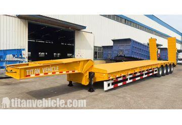 4 Axle 100 Ton Low Bed Trailer will be Shipped to Namibia