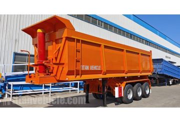 Tri Axle End Dump Trailer will be sent to Senegal