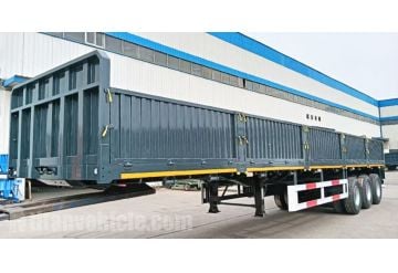 Tri Axle Sidewall Cargo Semi Trailer will be Shipped to Zimbabwe