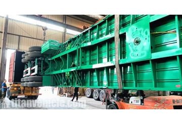 3 Axle Flatbed Truck Trailer will be Sent to Zambia