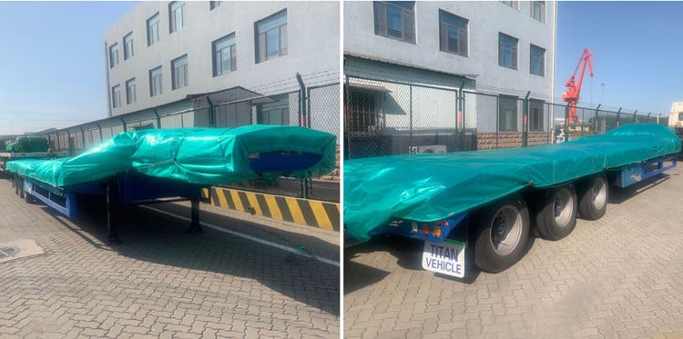 tri axle low loader trailer package