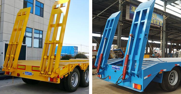 What's the difference between multi types low loader trailer?