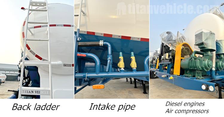 Customer Visit of Cement Tanker Trailer for Sale in Ethiopia