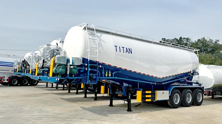 Tongya Tri Axle Cement Tanker Trailers for Sale in Ethiopia