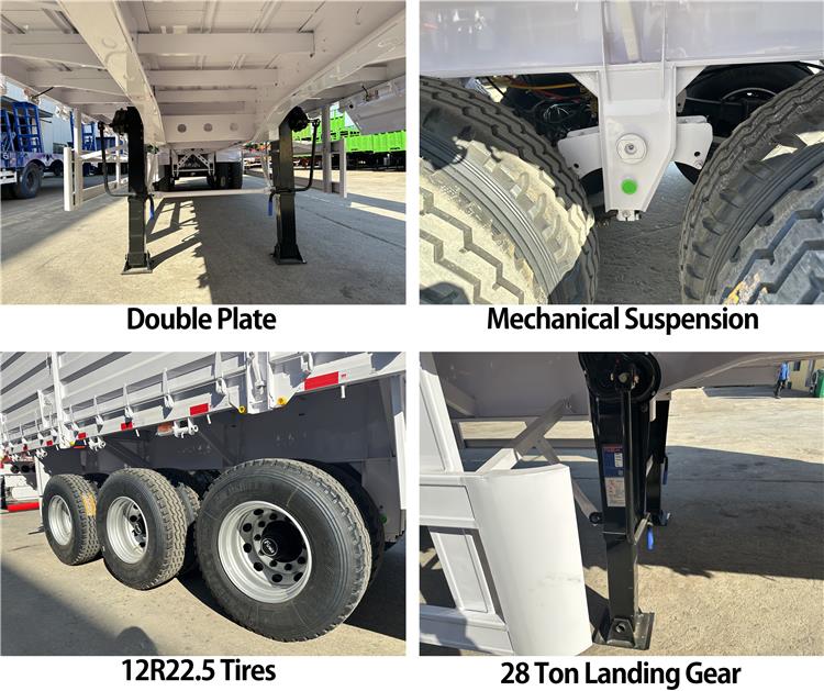 Tri Axle Drop Side Doors Trailer for Sale In Zimbabwe