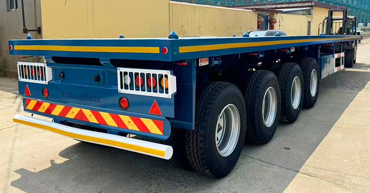 4 Axle Semi Flatbed Trailer for Sale in Nigeria