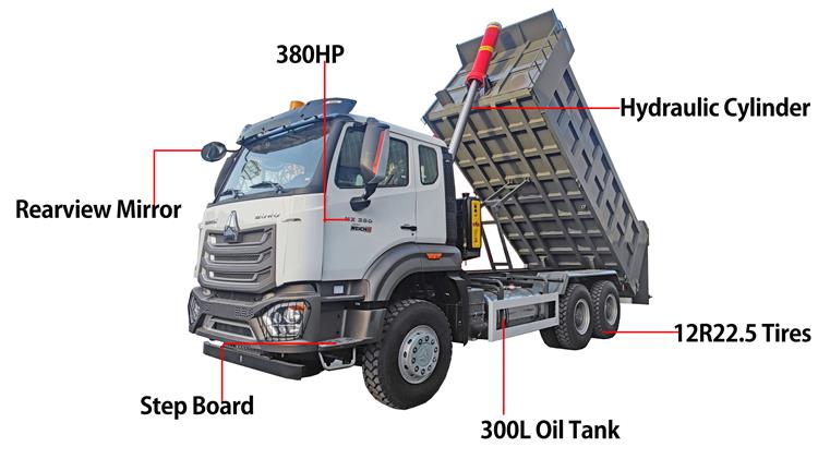 Howo Dump Truck Price for Sale in Mozambique