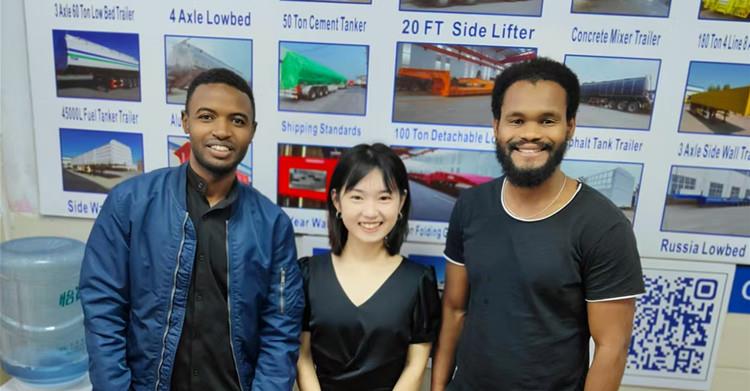 Tongya Lowbed Trailer for Excavator Transport in Namibia