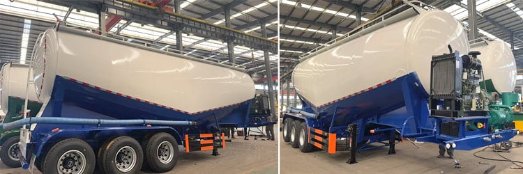 Cement Powder Tanker Trailer for Sale in Ghana