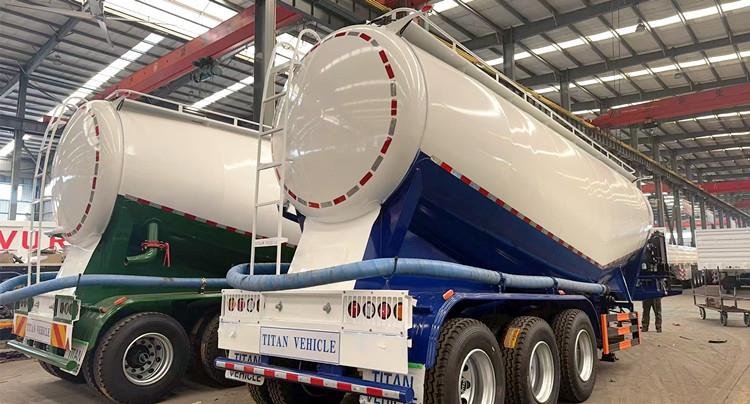 Cement Powder Tanker Trailer for Sale in Ghana