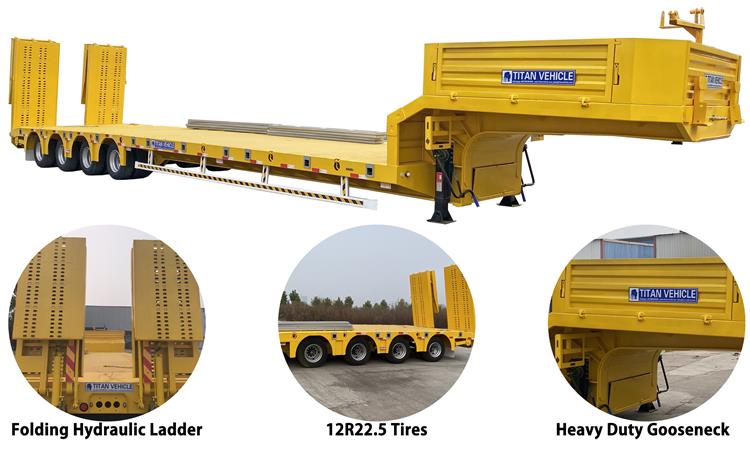 Heavy Duty Lowbed Trailers for Sale in Guinea