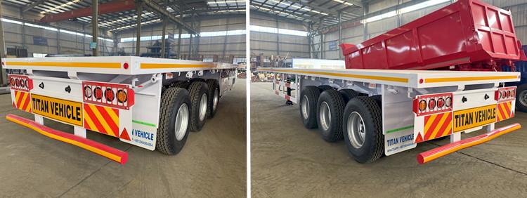 Tongya Vehicle Flat Body Trailer for Sale in Ghana