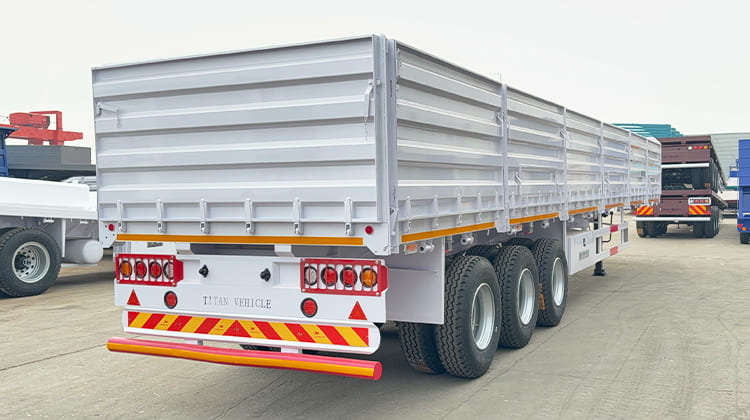 Drop Side Grain Transport Trailer for Sale in Zambia