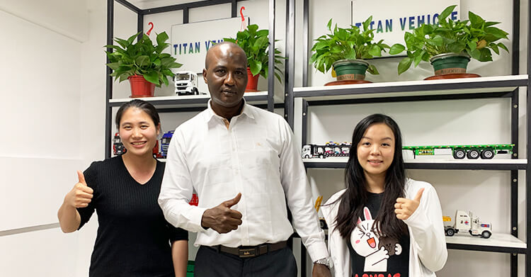 Tri Axle Dropside Trailer for Sale in Tanzania