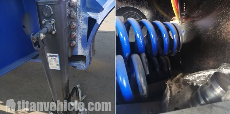 100-120T Heavy Duty Low Bed Trailer