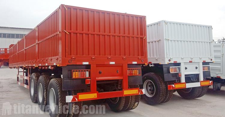 Tri Axle Side Wall Truck Trailer for Sale in Nigeria