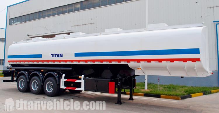 Tri Axle 42CBM Petrol Tanker Trailer for Sale In Dominica