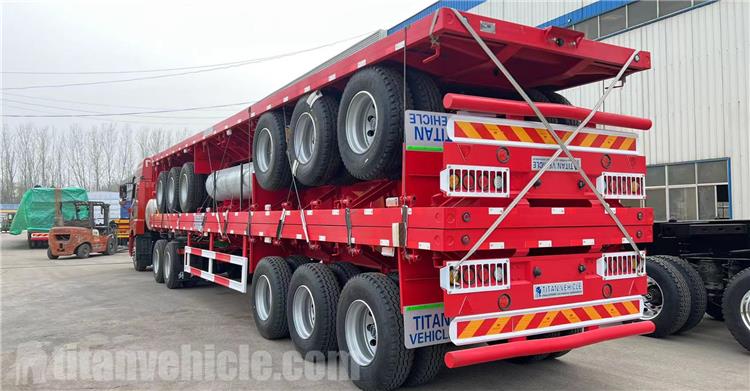 Tri Axle Flatbed Trailer for Sale In Benin