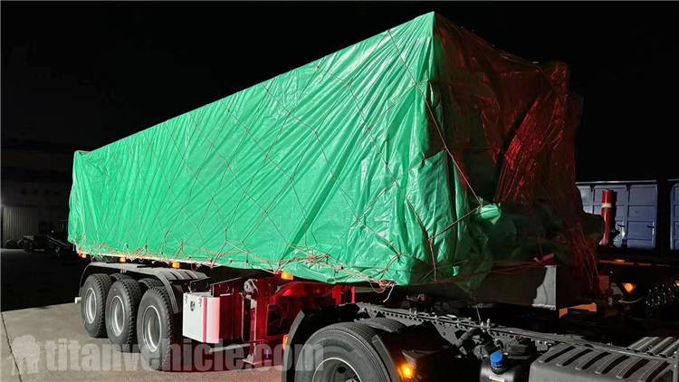 U Shape 30CBM Dump Semi Trailer for Sale In Congo