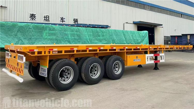 Triple Axle 40ft Flat Deck Trailer for Sale In Guam
