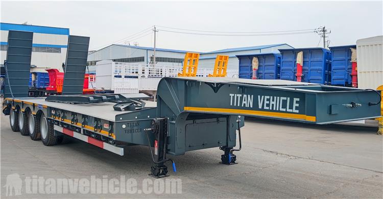 Heavy Duty Excavator Low Bed Trailer for Sale In Guyana