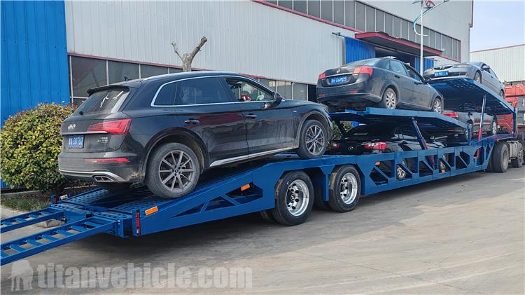 Double Deck Car Transport Trailer for Sale In Uzbekistan