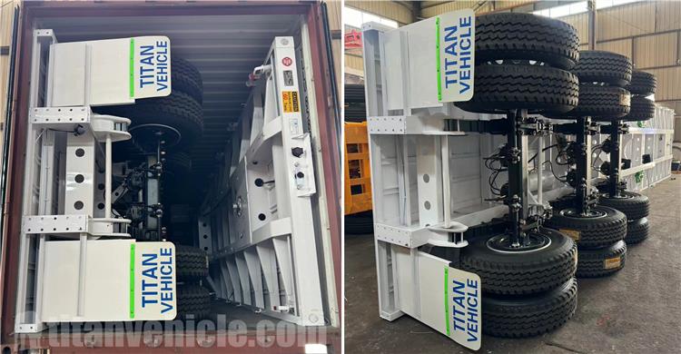 Triple Axle Flat Body Trailer for Sale In Angola 