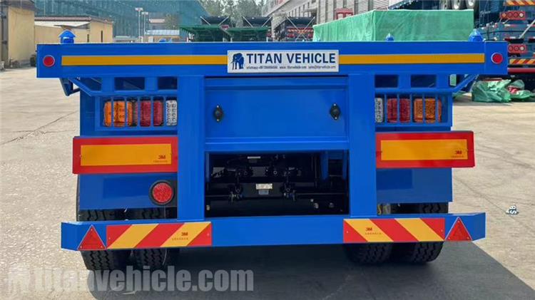 Tri Axle 40 foot Flatbed Semi Trailer for Sale In Mexico